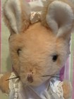 Vintage Eden Plush Beatrix Potter Lady Mouse Stuffed Toy Doll 10  Dress Hat Girl