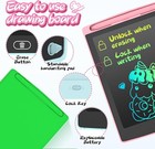 Educational Learning Toys For Kids Toddlers Age 3-6 Years 3 Pack Lcd Writing Tab