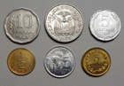 Lot  6 South central America Coins Peru Chile Ecuador Argentina Brazil El Salvad