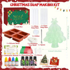 Christmas Soap Making Kit- Xmas Soap Making Kit For Adults  Shea Butter Glycerin