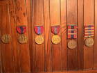 Lot Of 6 Spanish-american War Sampson Medals  5 With Named Engravings