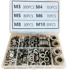 304 Stainless Steel Washers Flat Washer Assortment Set Value Kit 660 Pieces Usa