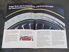 1970s Vogue Miraclre Aramid Radial Tyres Illustrated Sales Brochure Cadillac Wow