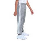 Adidas Youth Boy Tech Lined Jogger Pants Ribbed Cuffs Stretch Grey Size Xl 18-20