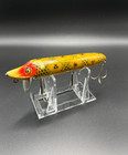 Vintage Heddon Vamp 7500 Wood Lure - Rare Frog Scale Variation Stamped Lip