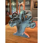 Vintage Hubley-style Floral Bouquet Cast Iron Doorstop - 1930s