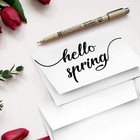 Blank White Greeting Cards With Envelopes - Bulk Set Of 50