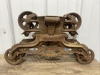 Antique The F  E  Myers   Bro  Co  O  K  Unloader Adjustable  Hay Trolley Rare 
