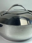 Anolon Nouvelle 5 Ply Copper Core Base Stainless Steel 4 Qt 3 7l Stock Pot  lid