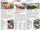 54 Lot Triumph Cars  4 Sale   Mostly Tr Sports Magazine Clips  Uk Mail   6 99