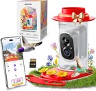 Smart Hummingbird Feeder With Camera Solar Powered  Ai Identify  Instant Notific