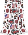 Fire Truck Blanket For Kids 40x50 - Soft Fleece Throw For Toddlers  Bed  Couch