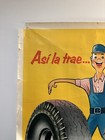 1950s Goodyear Tire Repair Vintage Advertisement Poster For Argentina 35x25