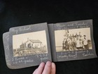 Antique 1900 s Photograph Scrapbook With Photos And Hand Written Notes