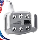 9w Dental 6 Led Lamp Oral Light Lamp For Unit Chair With Lcd Display P116