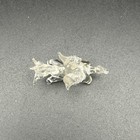 Micro Mini Clear Glass Dragon Figurine