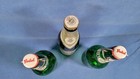 2 Vintage Grolsch Beer Bottles Green Glass Porcelain Flip Swing Top W seals   1