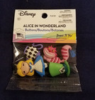 Dress It Up Disney Alice In Wonderland Buttons Jesse James Embellishments Shank