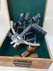 Nautical 9  Solid Aluminium  Tamaya Sextant With Wooden Box Working Navigational
