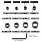 Jersvimc 8-piece Drill Bit Depth Stop Collar Set