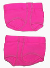 Capezio Jelz Footundeez Foot Underwear Turns Gel Pad Neon Pink New Nib Adult S