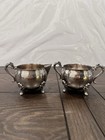 Godinger Silver Art Co  Ltd Silverplate Creamer   Sugar Bowl Set
