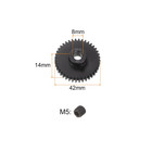 Mod 1 40t Pinion Gear 8mm Bore Hardened Steel Motor Rack Spur Gear For Rc Car Tr