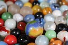 Vtg Mixed Glass Marbles Lot Assorted Colors Sizes Bulk Collection 100   a3 