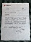  1  Original Stock Certificate Mattel  Inc  1-10-94 W  Letter 11-30-1993