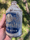 Fitzgerald s Lager Beer Troy  Ny Irtp Crowntainer Cone Top Beer Can