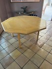8 Player Reversible Dual Octagon Solid Oak Poker Table 