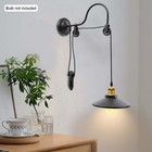 Vintage Wall Sconce Lamp Wall Hanging Light Wall Mounted Pulley Light Fixture