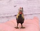 Original   Beautiful Antique Austrian Vienna Cold Painted Bronze Of Rooster