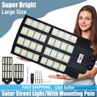 999999999lm 11000w De Luz Led Lampara Solar De Patio Exterior Jardin Luces Calle