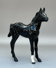 Rare Black Gloss Royal Doulton  beswick  Black Beauty Foal  Model -2536