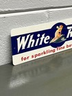 White Rock Beverages Porcelain Like Metal Sign Soda Pop Diner Drink Gas Oil