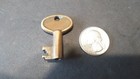 Antique Collectible Obsolete Fraim Hollow Open Barrel Key For Padlock   