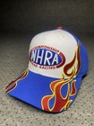 Vintage Nhra Championship Drag Racing Hat cap  Royal Flames Snapbk Os  New