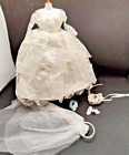 Vintage Barbie Wedding Day 1960 Bride Bridal Ensemble Repro 1995 New Complete