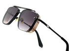 Men s Sunglasses Designer Square Retro Gold Frame Shades Metal Fashion Hip Hop