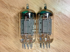 Pair Of Siemens 12au7 Ecc82 Long Plate 1958 K64 Vacuum Tubes - 9  Matched