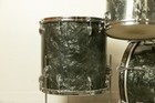 1962 Slingerland Black Diamond Pearl  double Rail  Drum Set