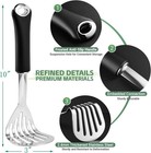 Potato Masher Stainless Steel Heavy Duty Mashed Potato Masher Kitchen Tool For M