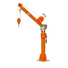 2000 Lbs Davit Crane 360 Swivel With Wireless Electric Winch 110v