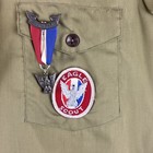 Vtg 70s Boy Scouts Of America Uniform Shirt Patches Eagle Scout Kerchief