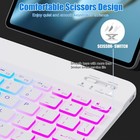 Light Up Wireless Bluetooth Keyboard For Ipad Air pro mini  Ipad A17  A16  M2 m3