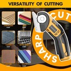 Cordless Electric Scissors 4 2v Cardboard Cutter Tool For Carpet Leather Plastic