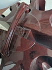 Vintage Sg Rotating Poker Chip Carousel Holder Smoked Brown Caddy- No Chips