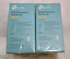  lot Of 2  Tp-link Av600 Powerline Starter Kit  tl-pa4010 Kit  - New   Sealed 