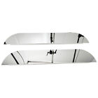 New Pair Stainless Steel 5  Chopped Window Trim For 2005  Peterbilt 379 386 389